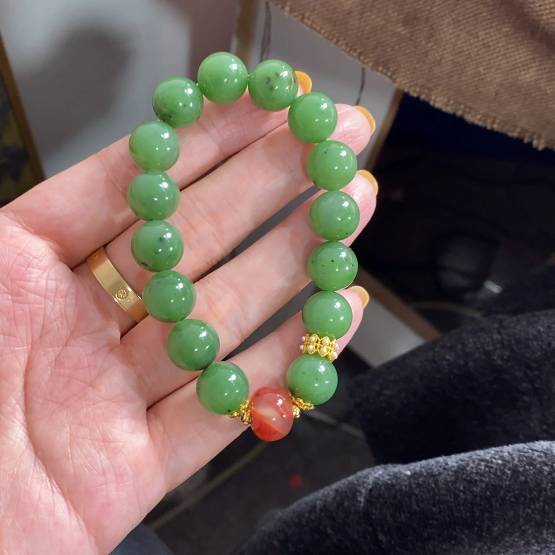 和田玉未镶嵌手链