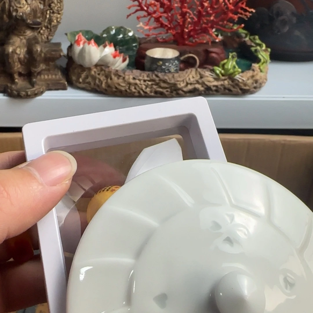 紫砂茶杯放漏场，全都放