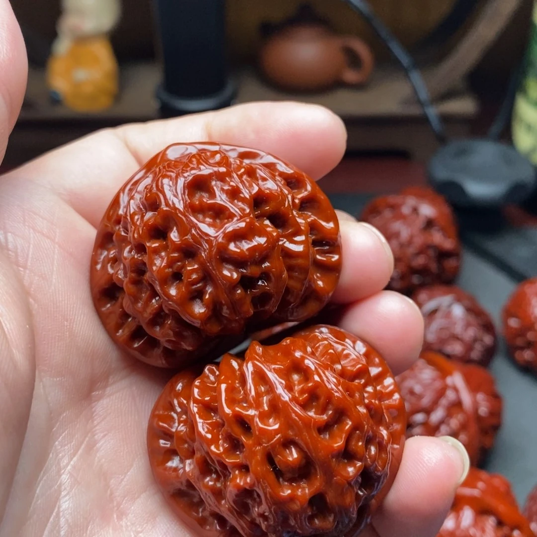 吊坠文玩核桃40宫灯