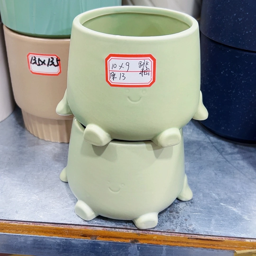 外贸尾单陶瓷花盆凑单10米包邮