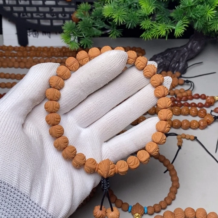 手串桃核凤羽手持