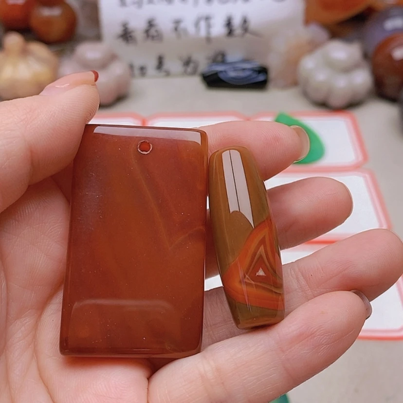 【闪购商品】未镶嵌玛瑙/玉髓珠宝半成品青****哥