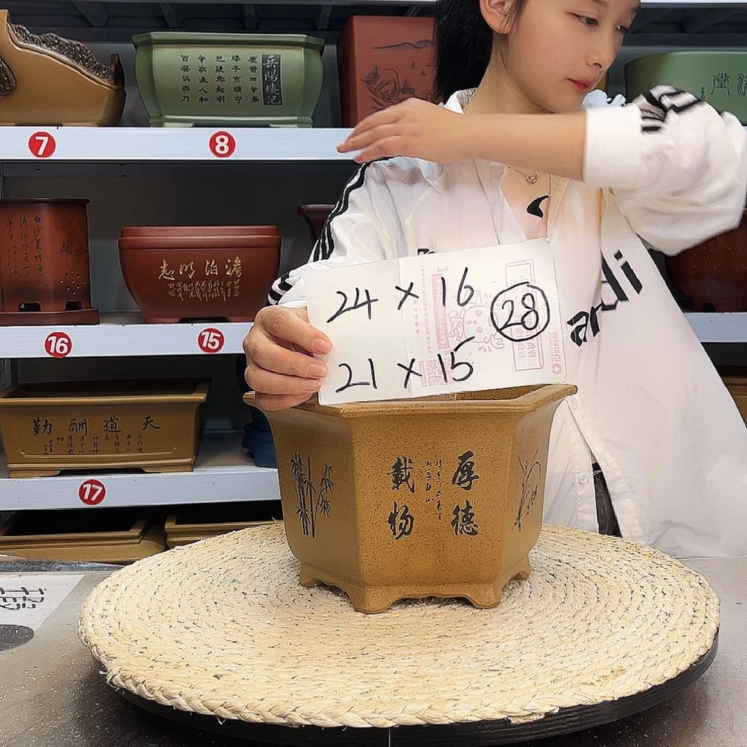 紫砂花盆紫砂花盆