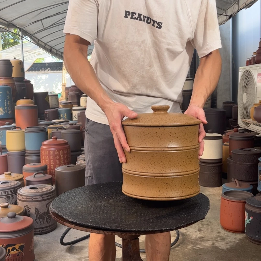 紫砂茶叶罐8 饼茶叶罐