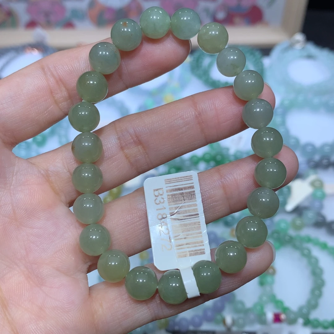翡翠未镶嵌手链天然