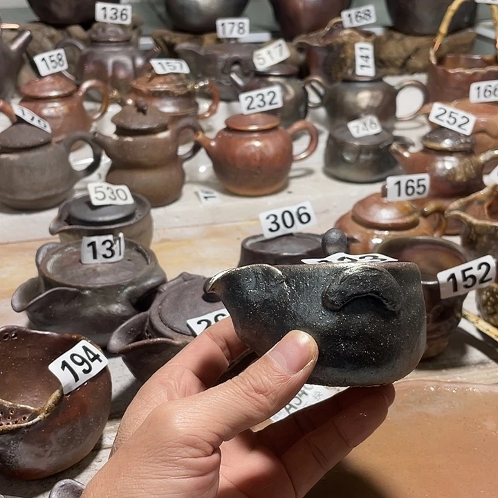 纯手工柴烧茶具精品