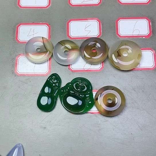 玛瑙/玉髓吊坠(不含链)未镶嵌晶**品