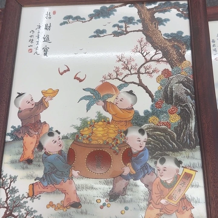 摆件瓷板画瓷板画