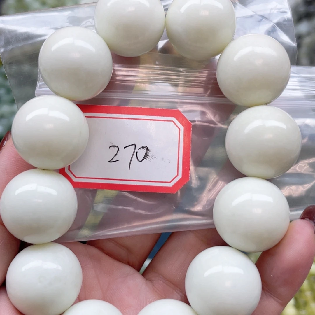 未镶嵌蛇纹石玉手串