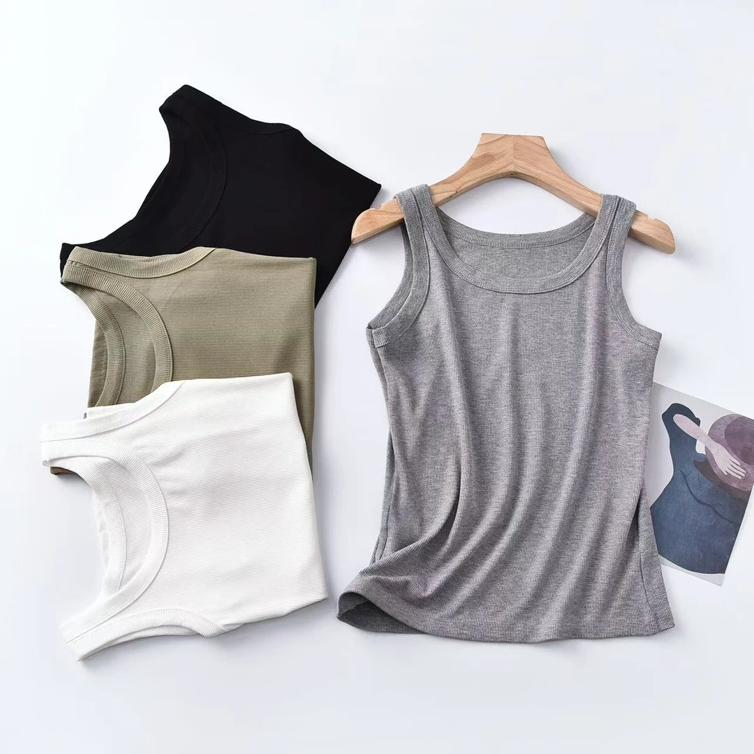 当当家-百搭舒适弹力显瘦打底春夏背心-202