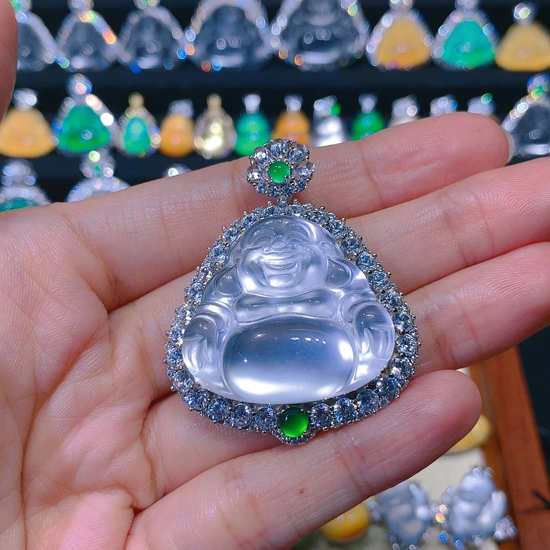 石英质玉银S925镶嵌颈饰津**嬅