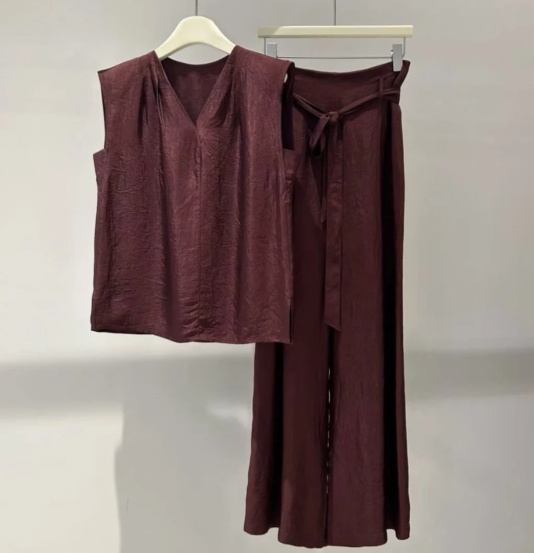 迪家2025新款时尚套装高级感气质轻熟套装6047/6074