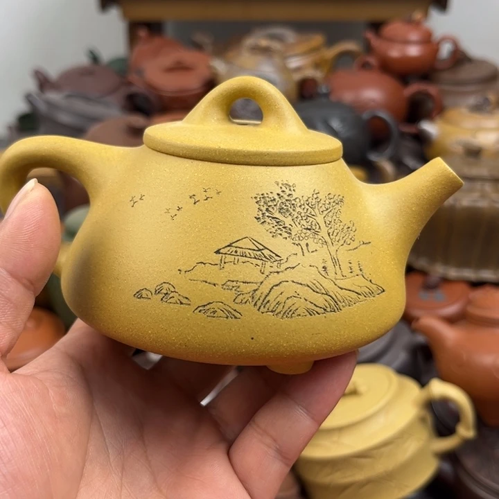 茶壶紫砂紫砂壶微瑕疵