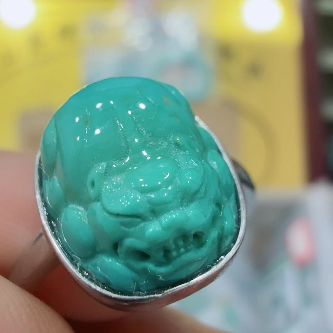 银S925镶嵌绿松石配饰