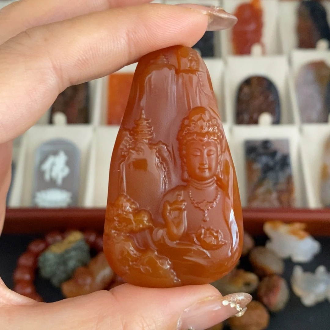 未镶嵌吊坠(赠链)玛瑙/玉髓L*D吊坠