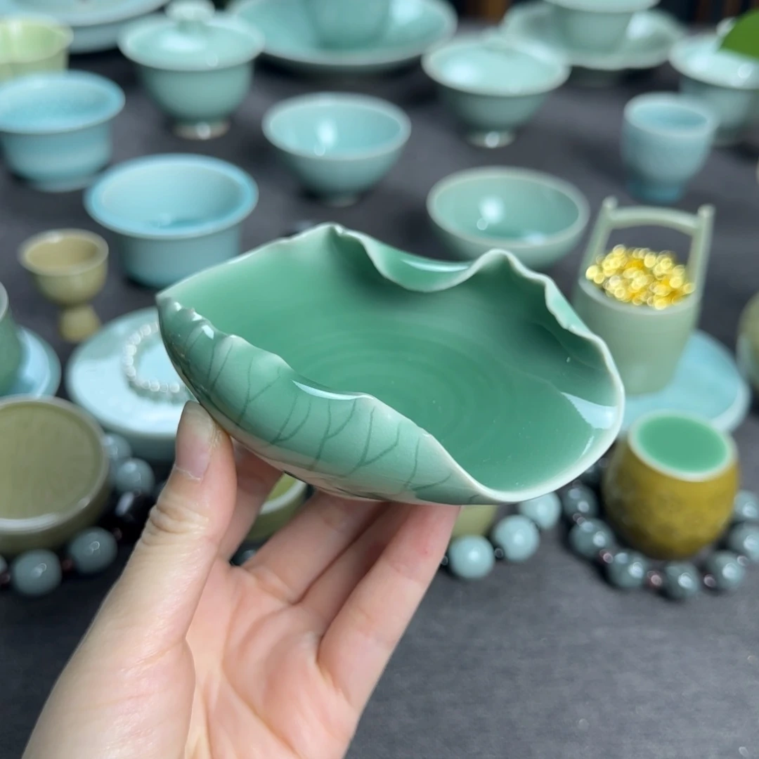 微微瑕小叶玩泥巴手工茶器