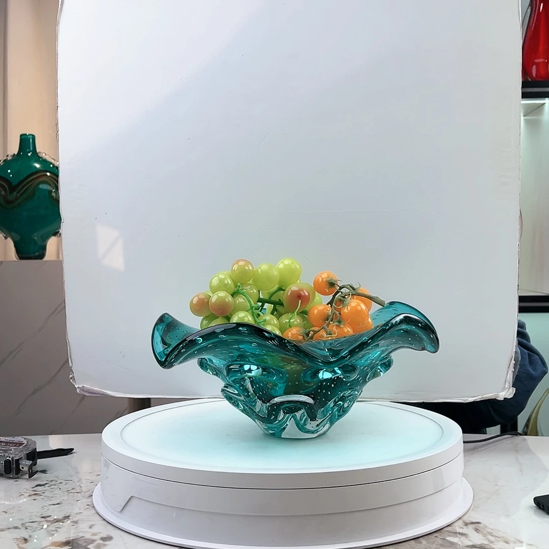 茶盏琉璃水晶果碗