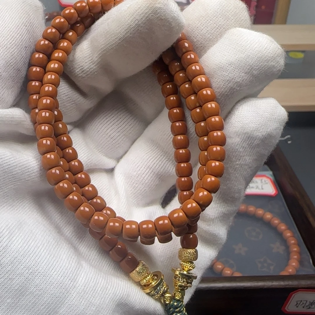 手串橄榄核老挝长串极限弧5.6mm