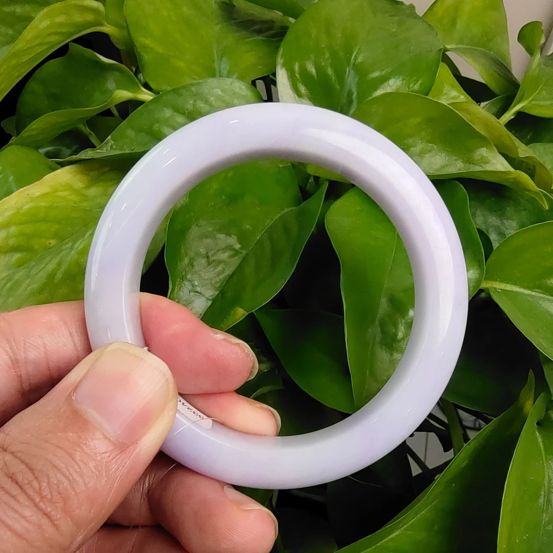 256#正圈54 淡淡紫色天然A货