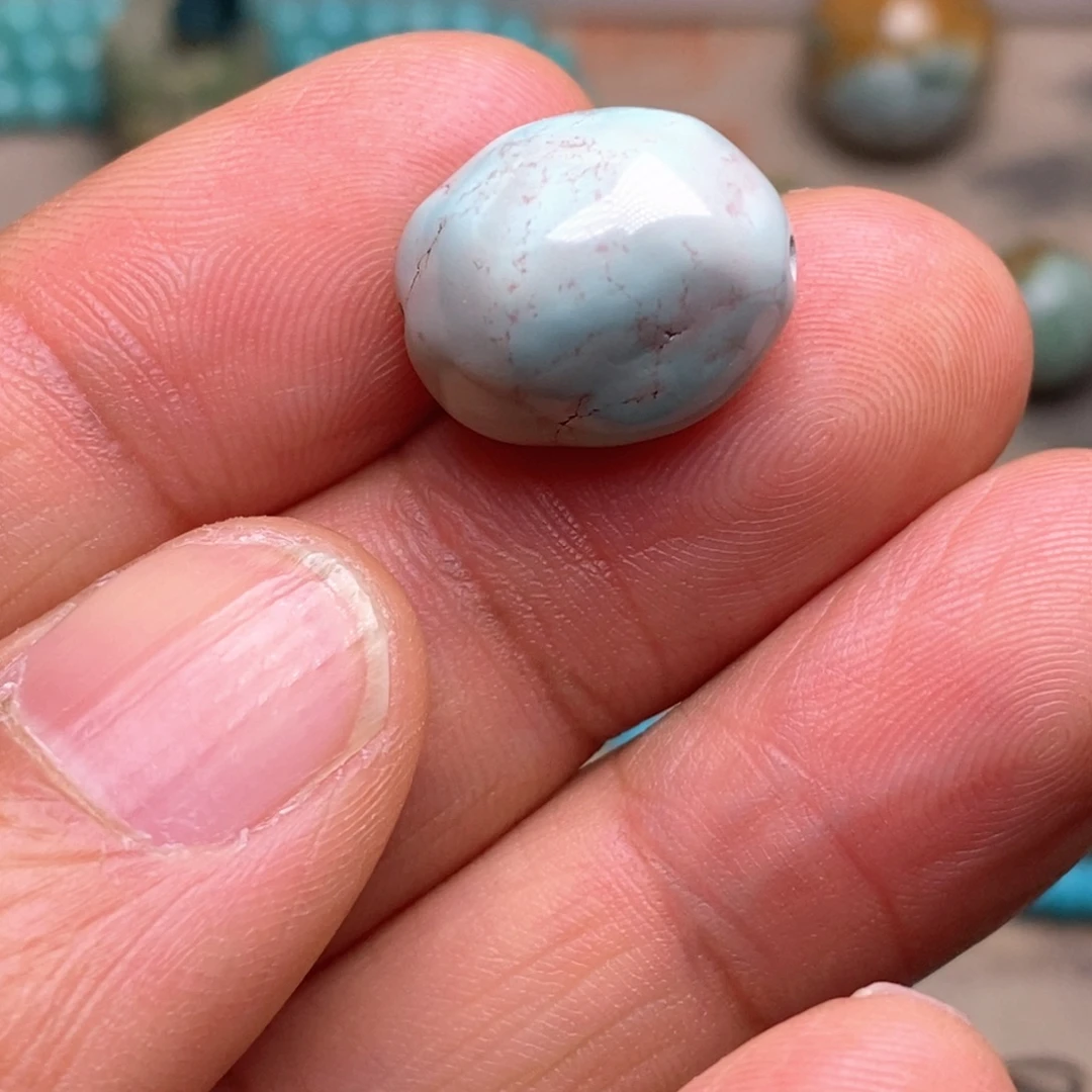 绿松石未镶嵌挂件