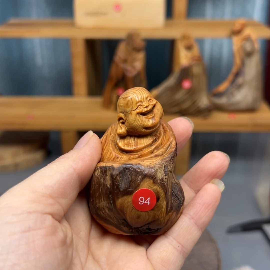 用***9木崖柏木摆件手把件，