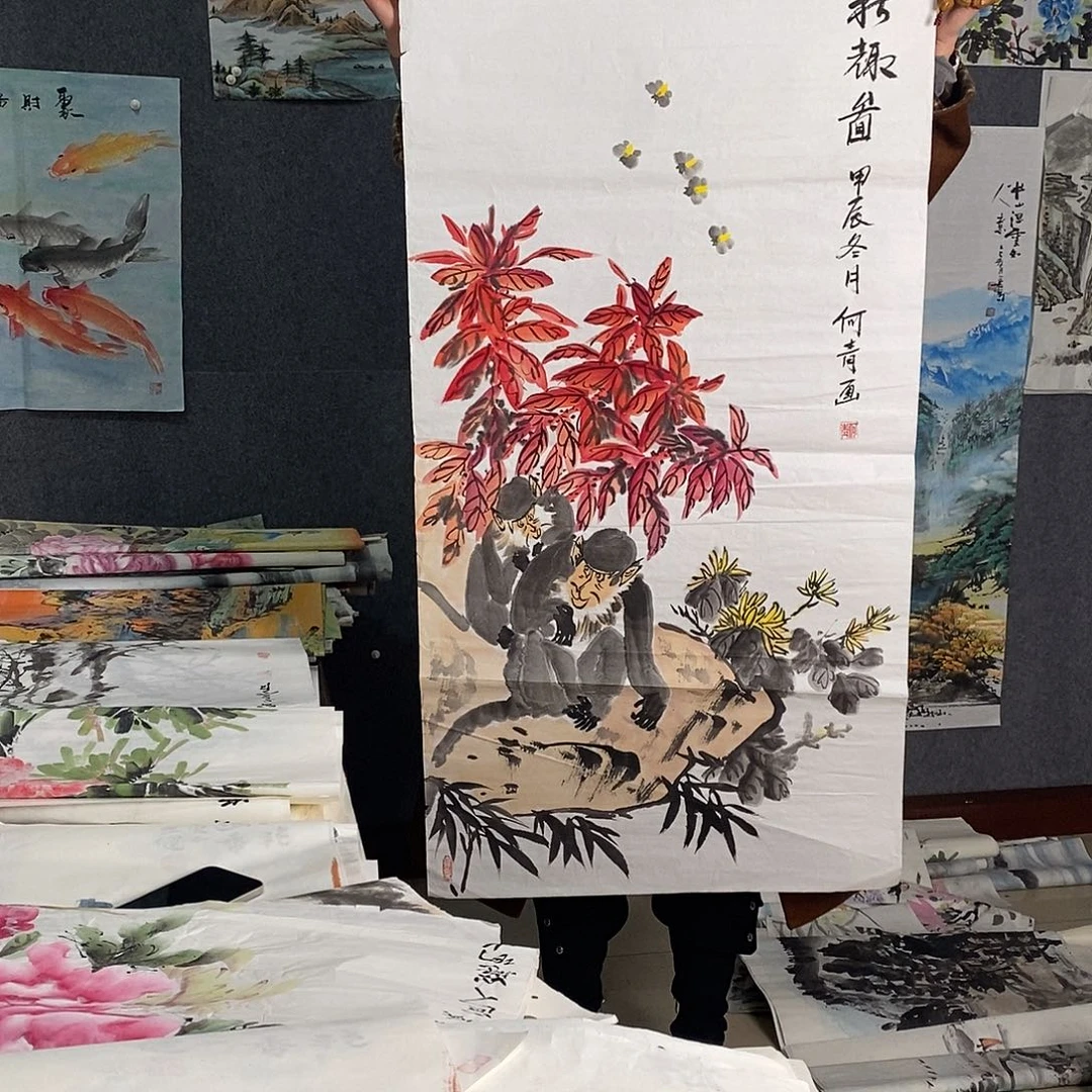 国画手写手绘国画作品113