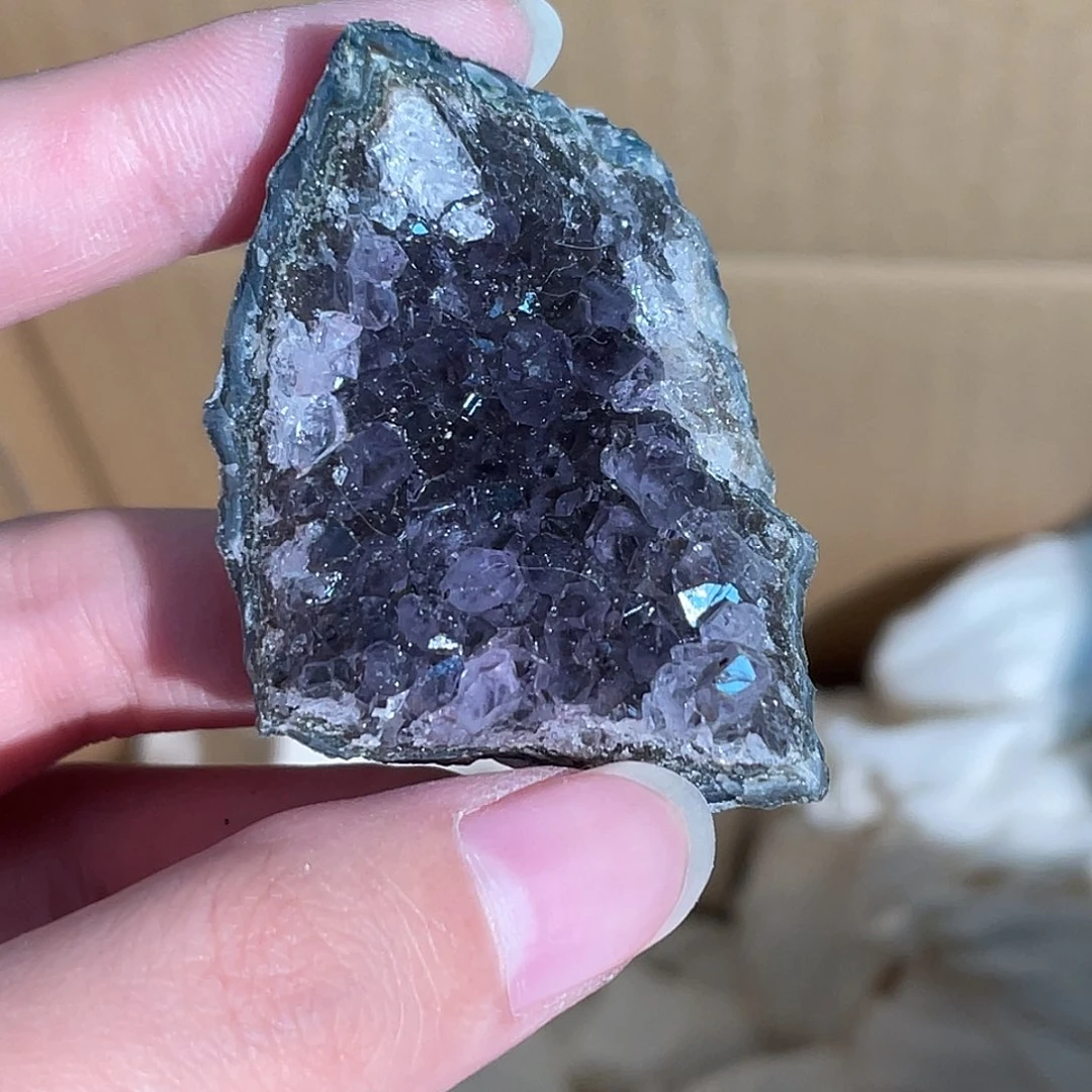 手链未镶嵌水晶紫晶13号