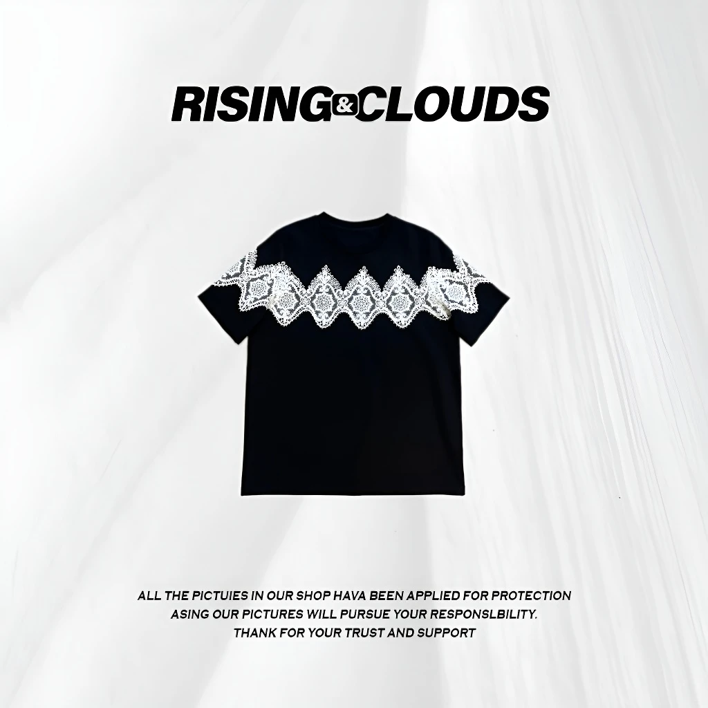 RISING&CLOUDS莎莎【原创】深圳南油时尚春夏蕾丝短袖030360