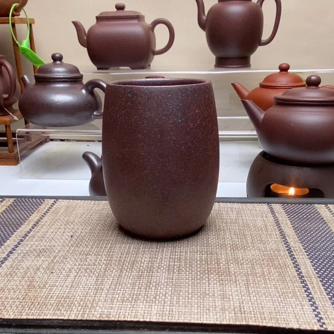 紫砂茶壶零添加高温红麻子段泥250毫升