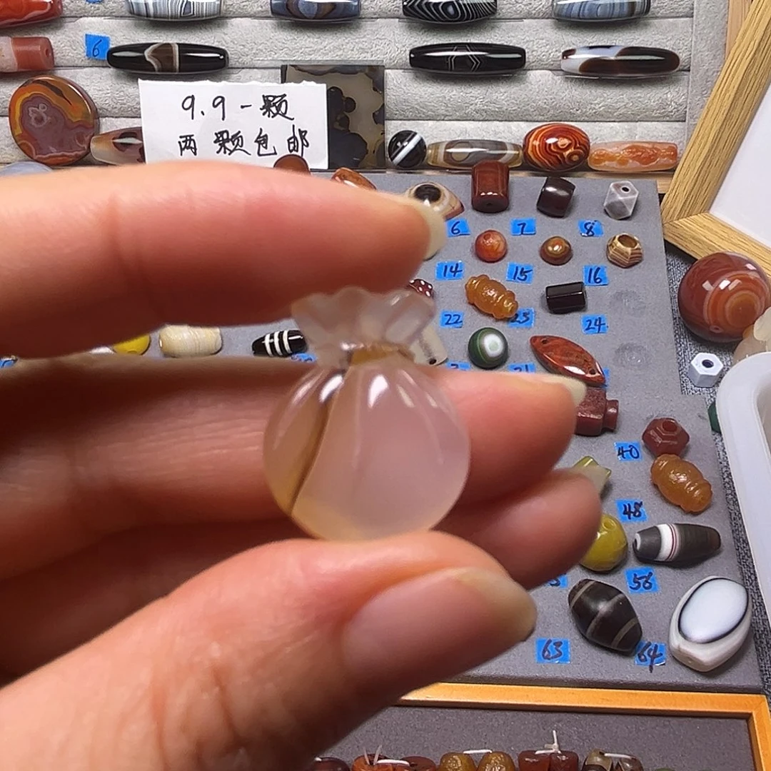 玛瑙/玉髓未镶嵌吊坠(不含链)