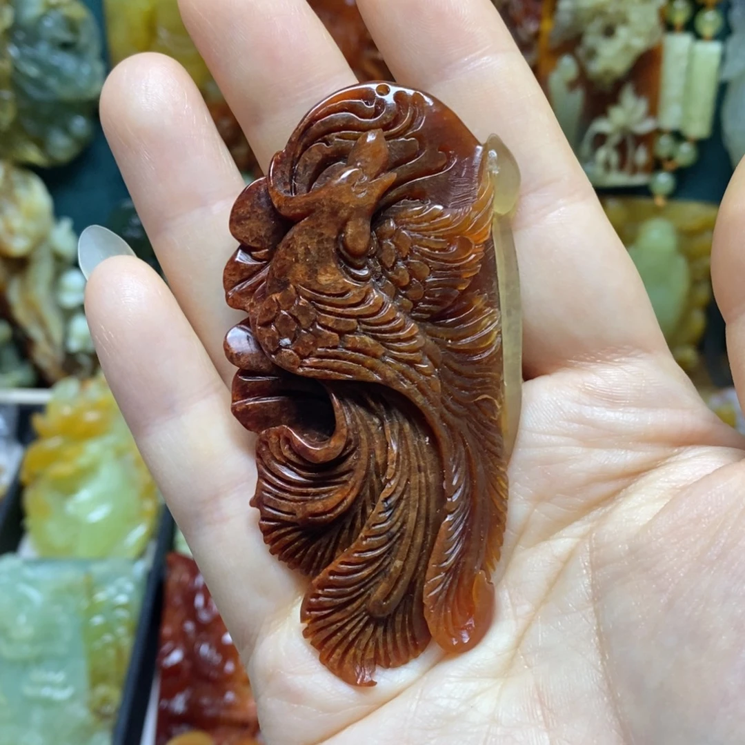 岫玉未镶嵌吊坠(赠链)