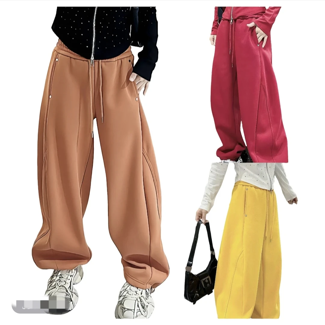 加厚一体绒气球裤—3933