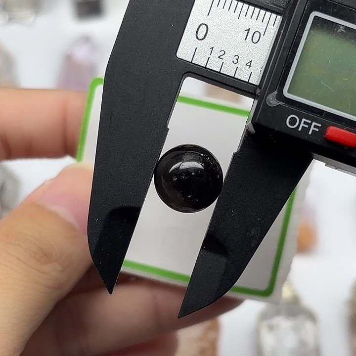 颈饰未镶嵌水晶11.8mm黑武士闪灵钻圆珠