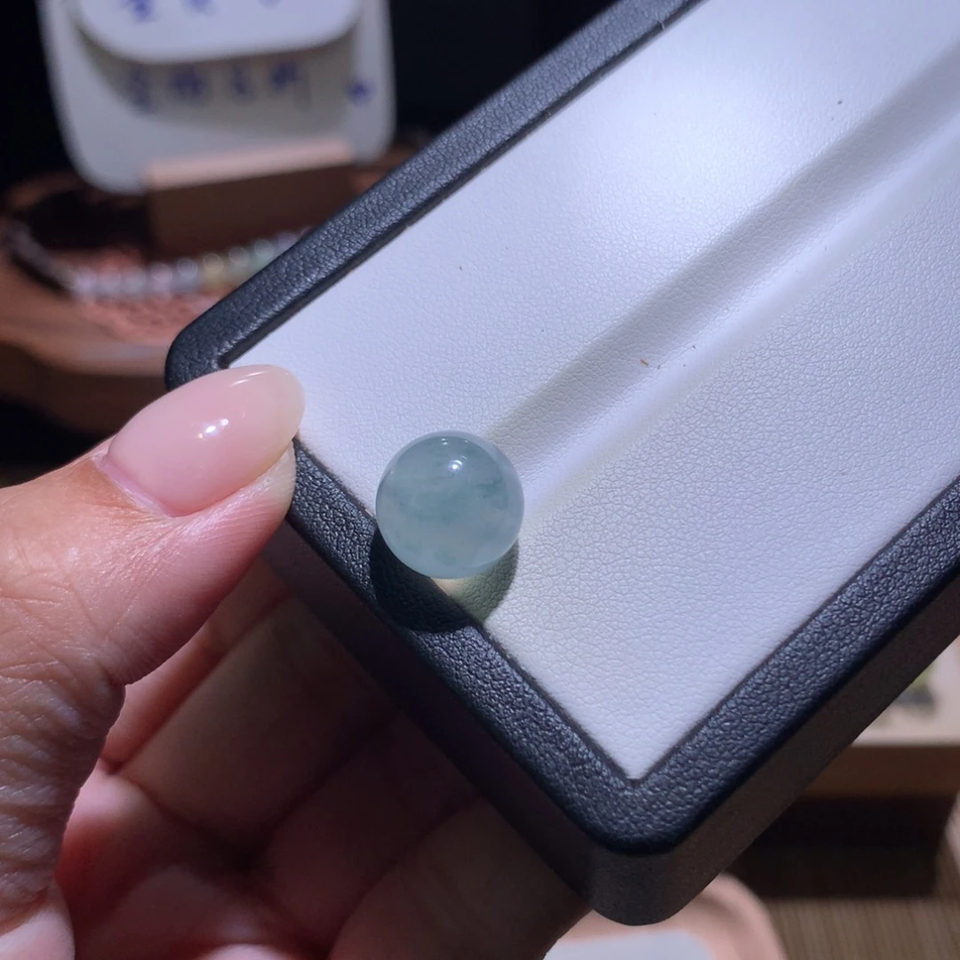 翡翠散珠特价海水蓝卡12