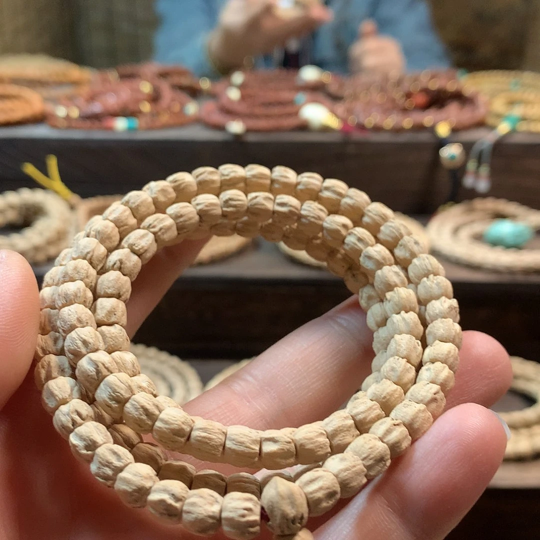 柏香籽/百香籽吊坠粉皮方块顺