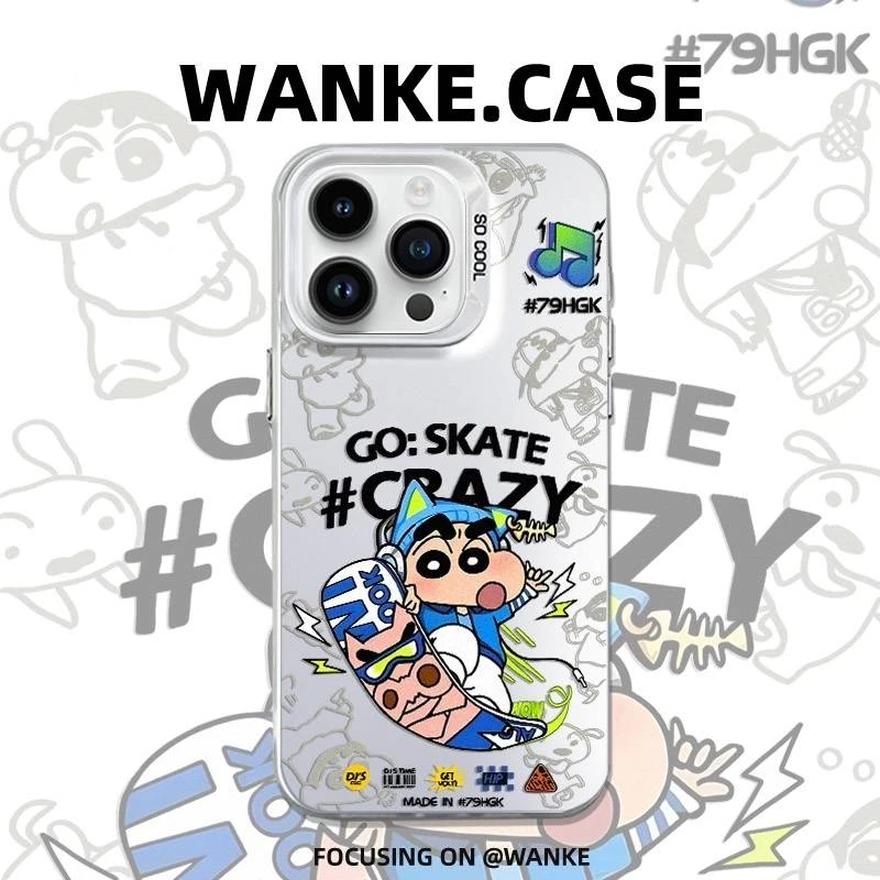 小新滑板适用苹果16手机壳iPhone15高级14/13华为OPPO小米保护套