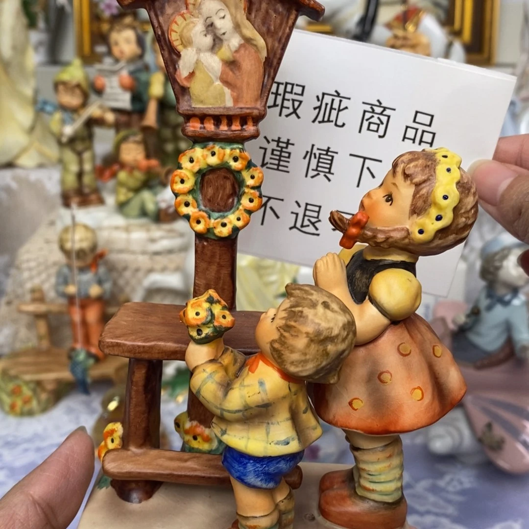 瓷片欧美中古美物摆件