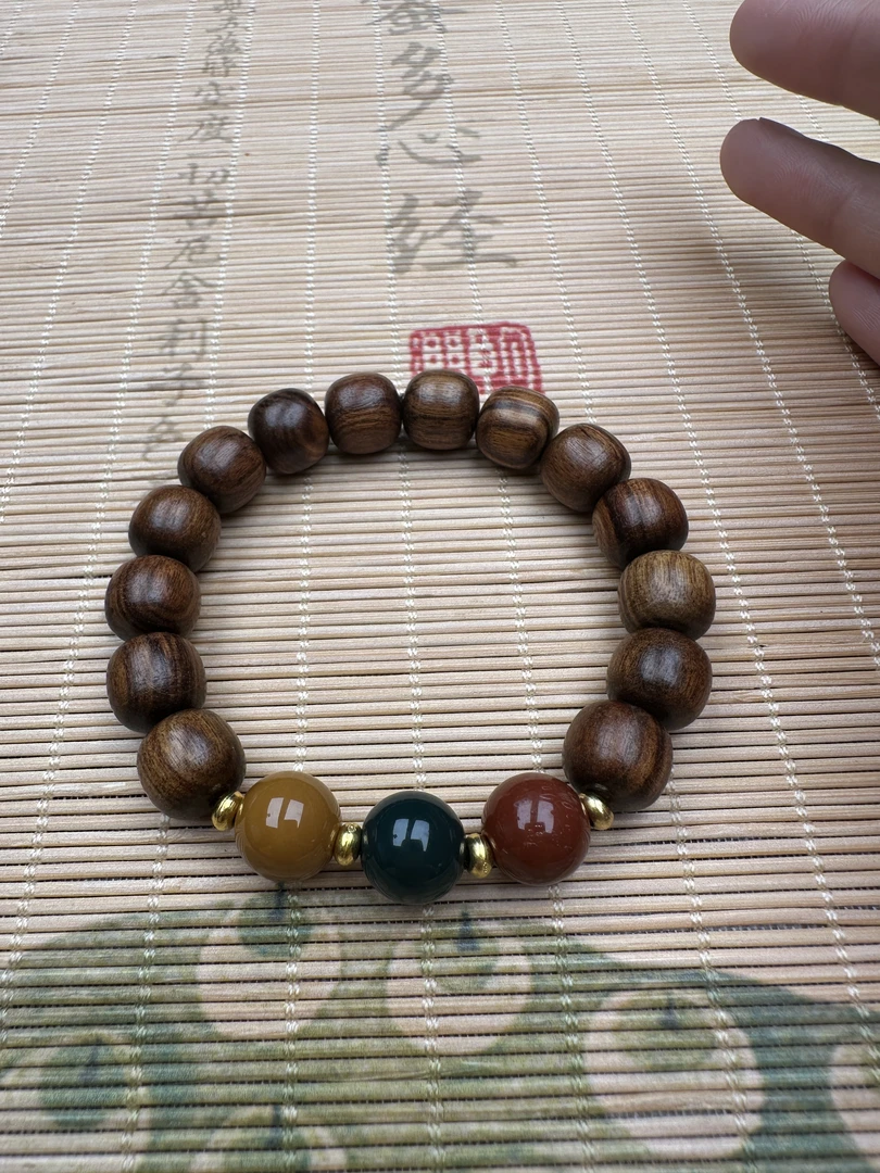 增香沉香木繁一文玩文创手链17