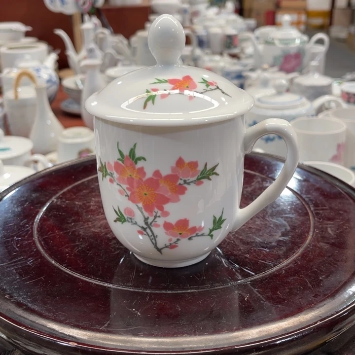 陶瓷醴陵群力瓷茶杯