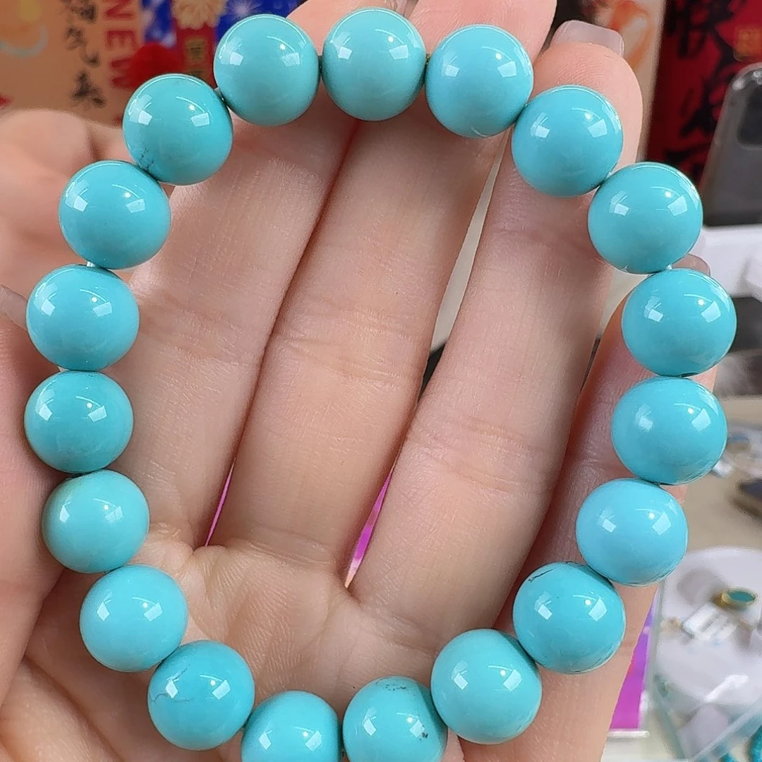 绿松石未镶嵌珠宝奇石10mm+