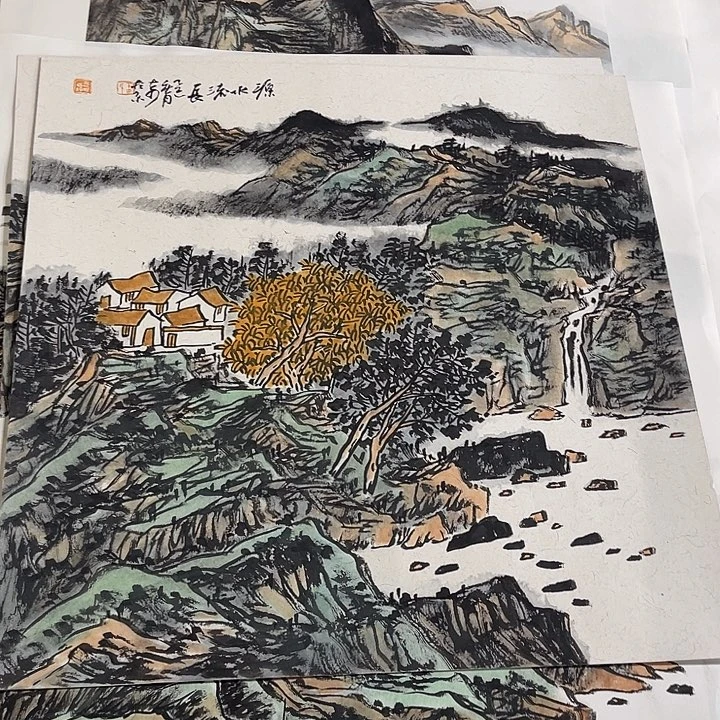 姜奇老师山水作品50×50