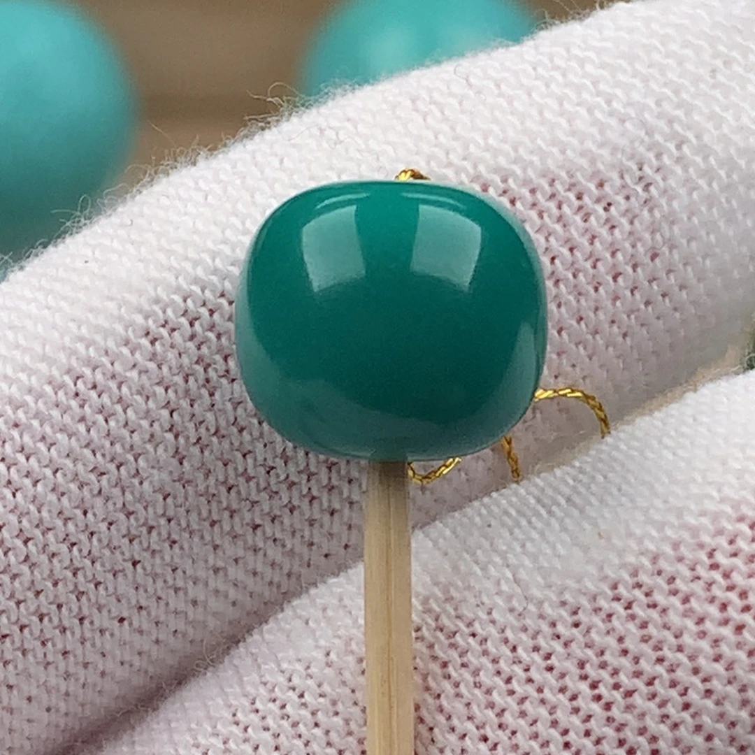 绿松石配饰未镶嵌老型卡11*10