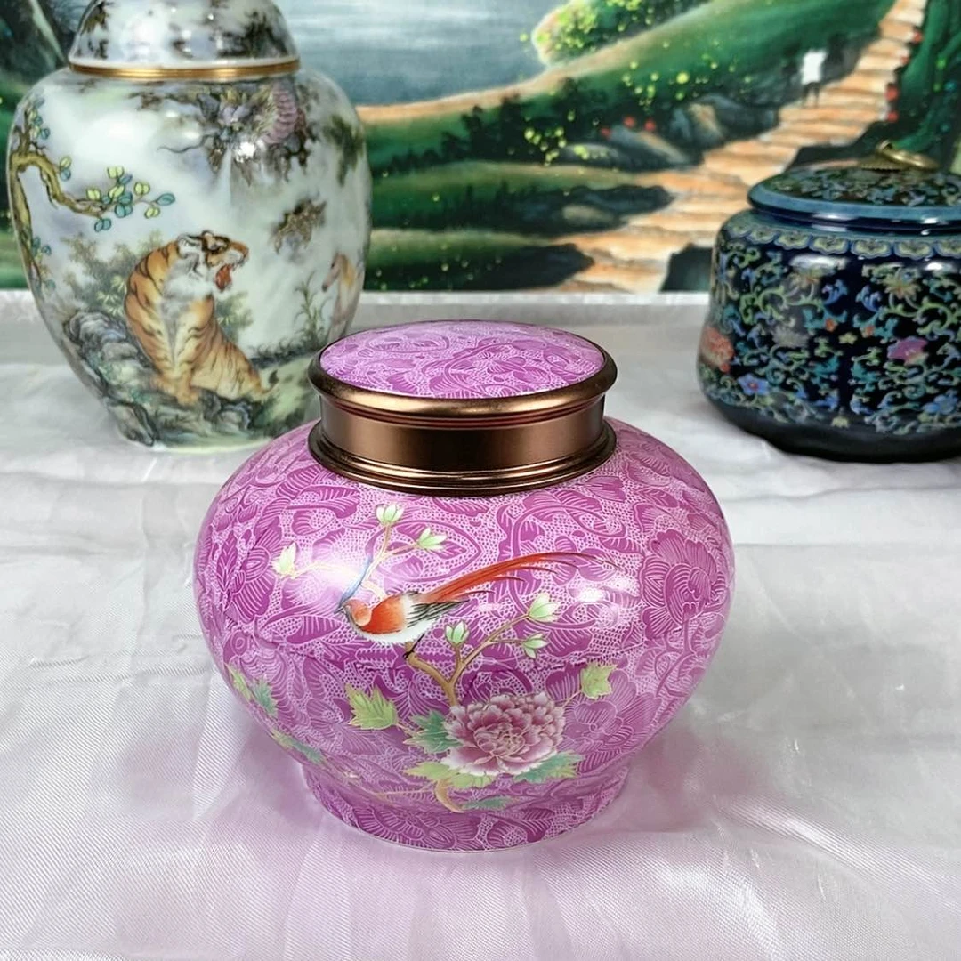 【闪购商品】瓷片陶瓷茶叶罐密封罐