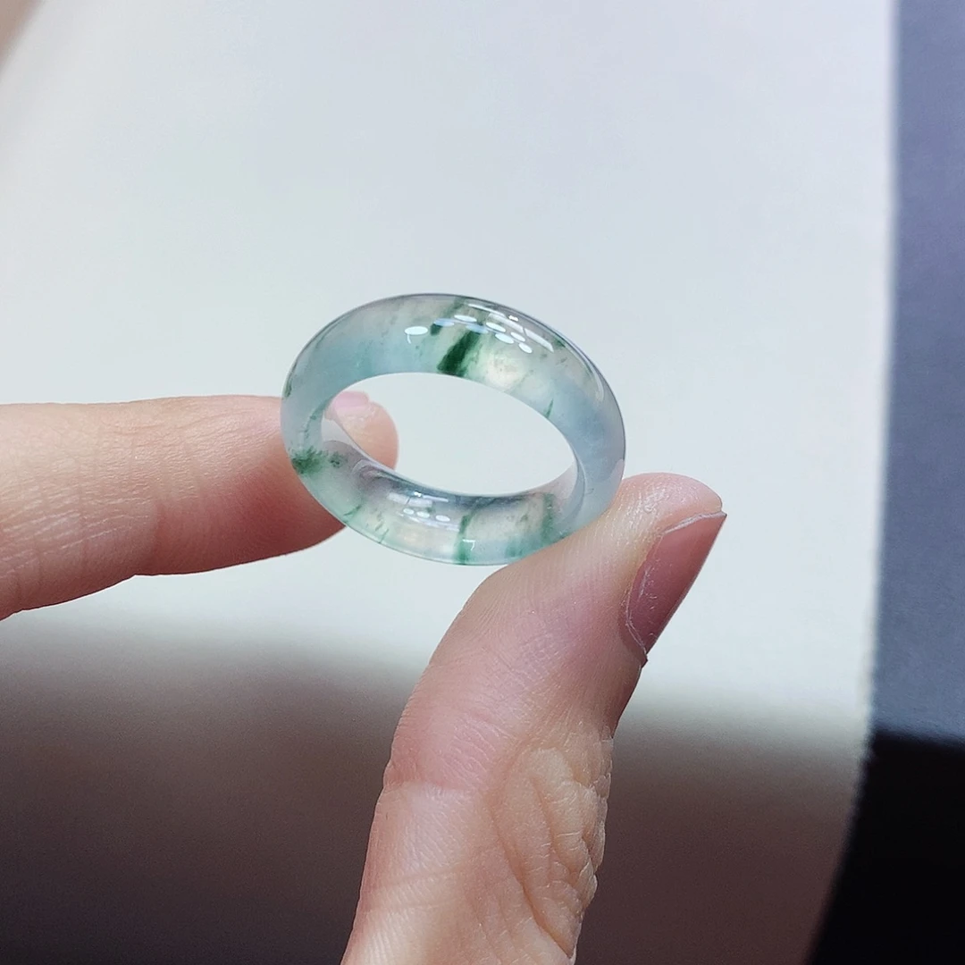 未镶嵌戒指翡翠13-14号