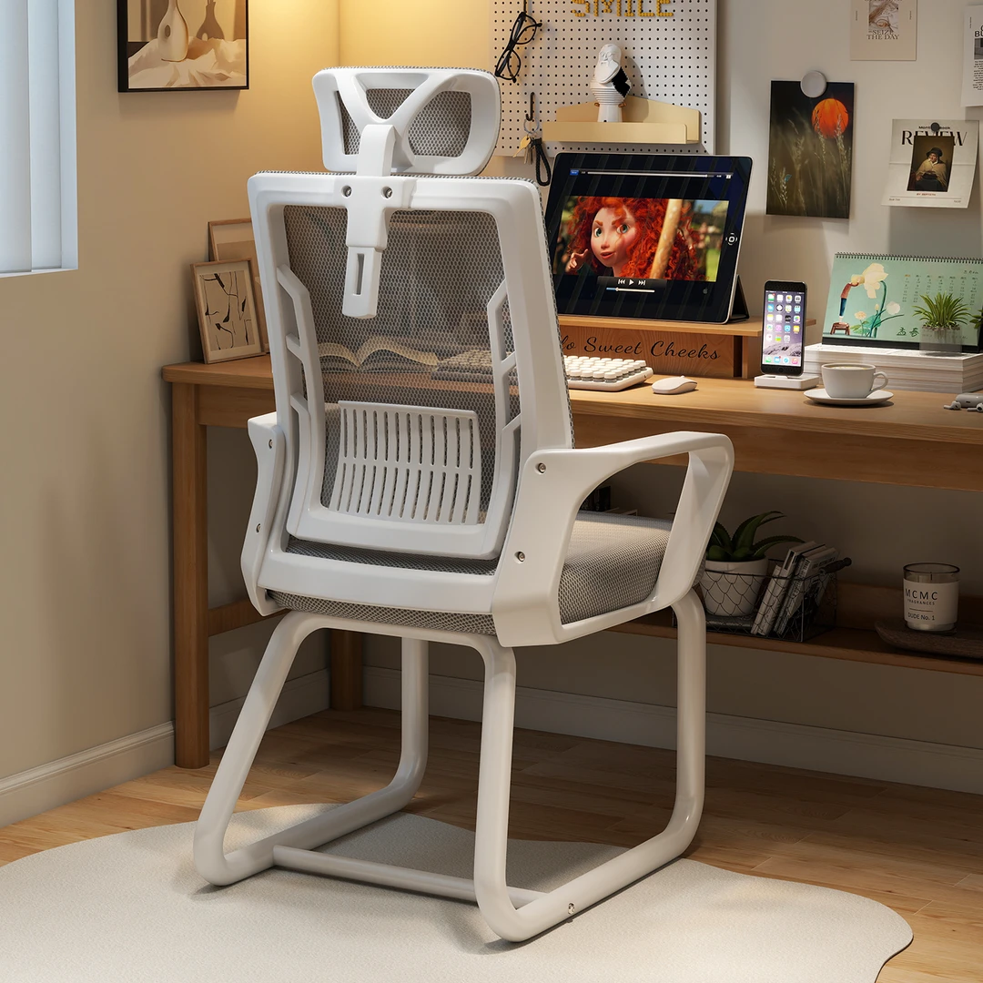 诗维克电脑椅家用弓形固定脚舒服久坐书桌椅宿舍写字椅学生学习椅