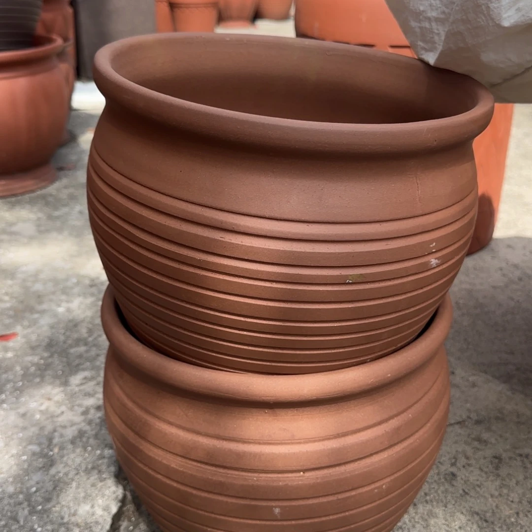 紫砂花盆口29高25瑕疵花泥宜兴紫砂