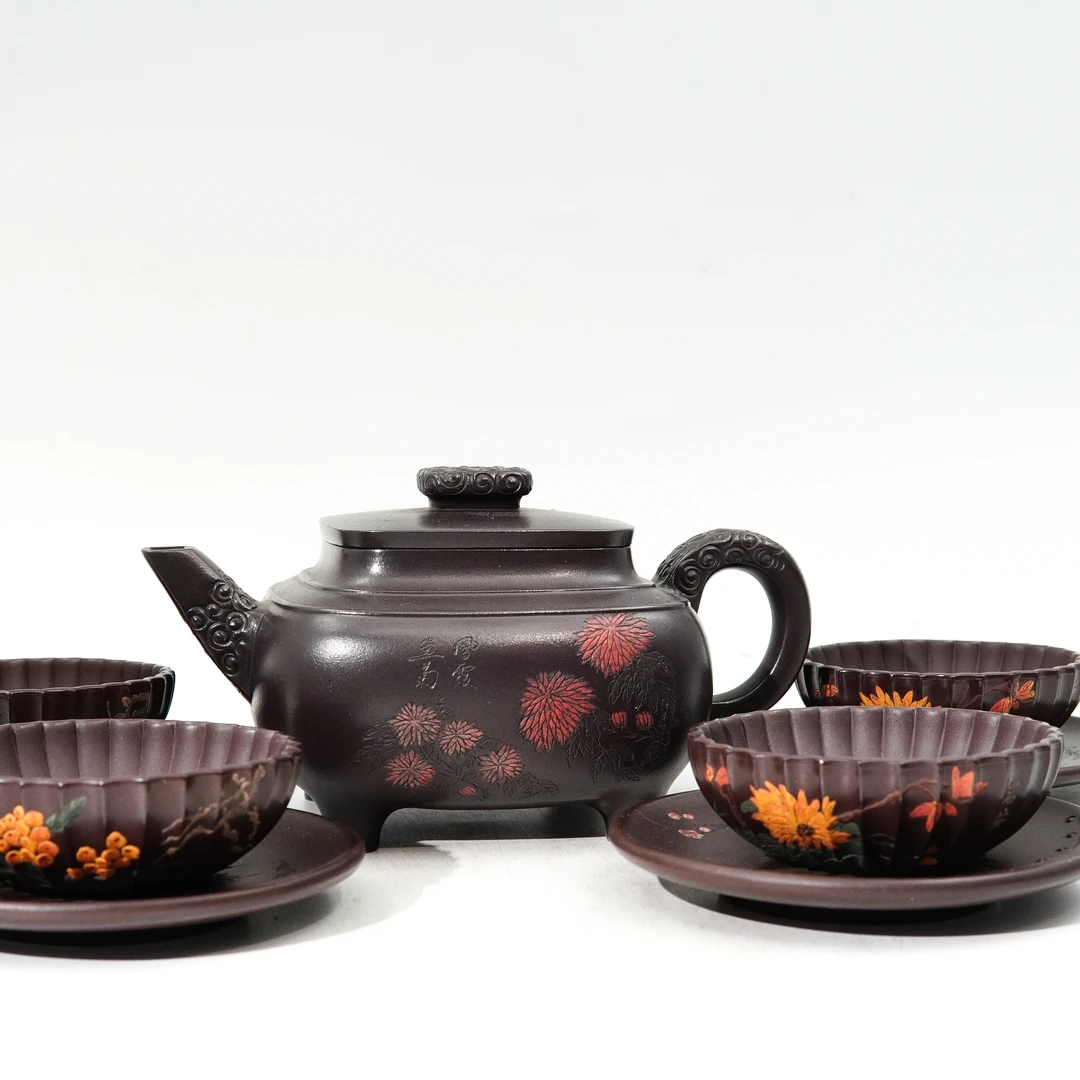 祥云套组-吴欢-老紫泥-430cc PLRYWH251230024