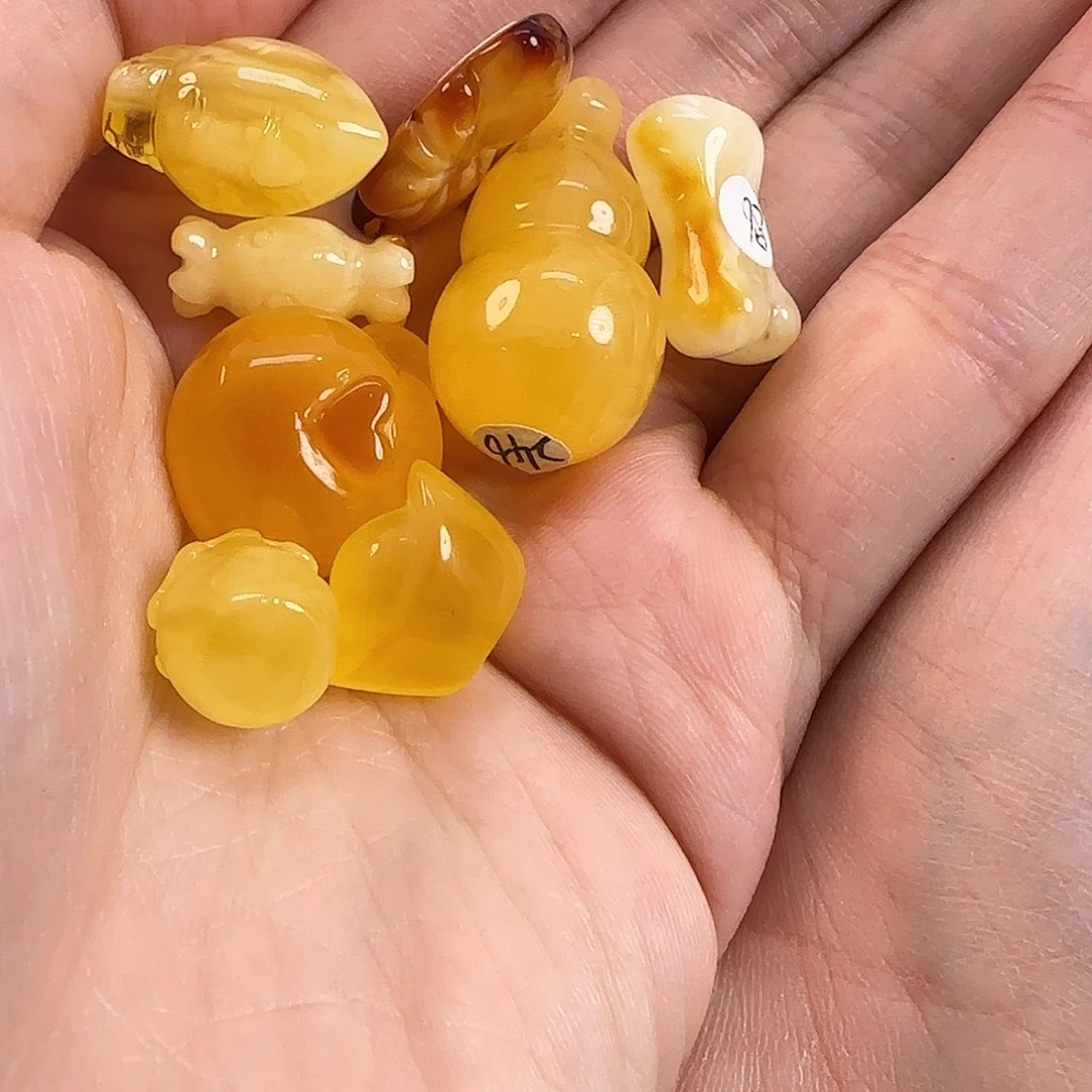 琥珀珠宝奇石未镶嵌桑*