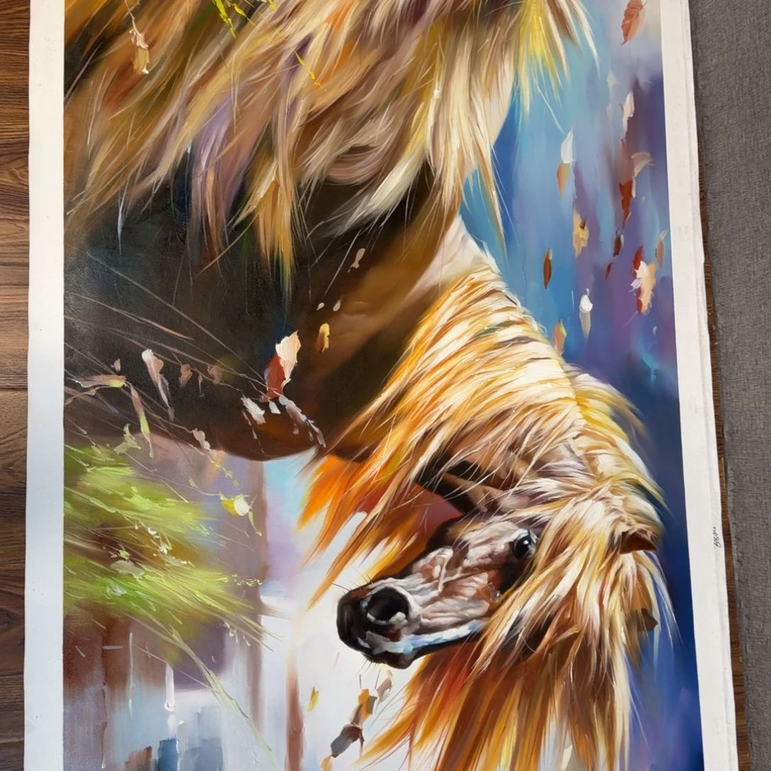 油画我也想要这样一款面