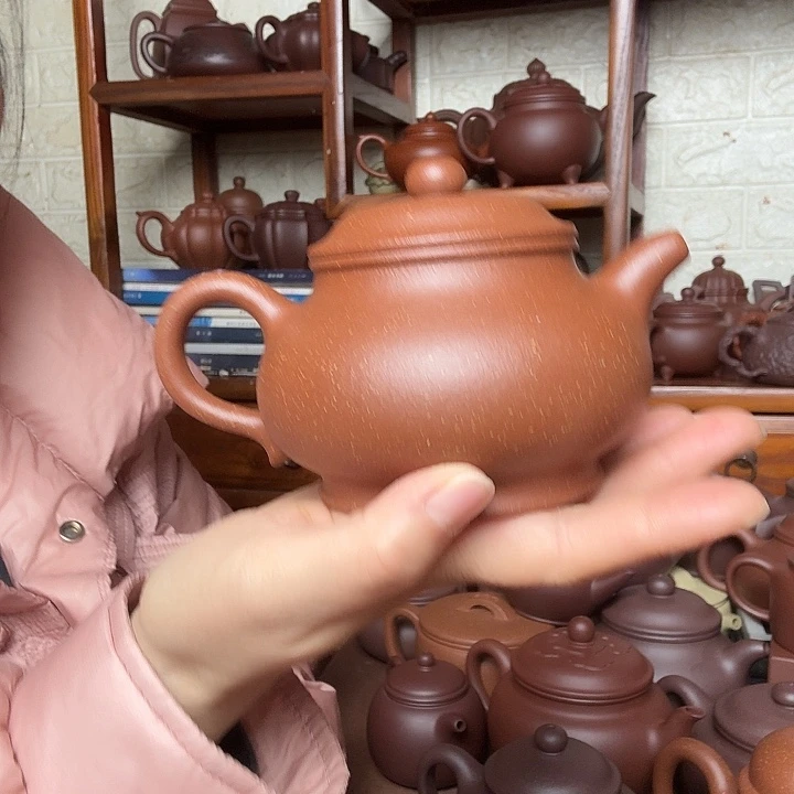 紫砂茶壶潘壶280cc精工半手工